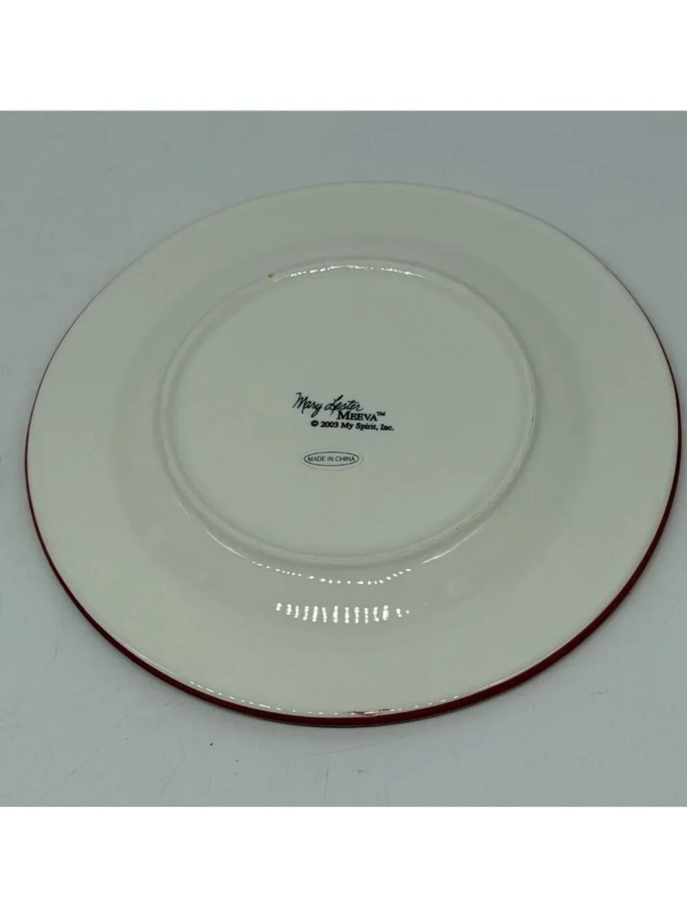 Mary Lester “Meeva” The Christmas Diva 2003 Dessert Plates